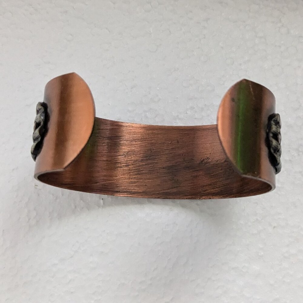 Vintage Solid Copper Bamboo Accent Southwestern C… - image 4